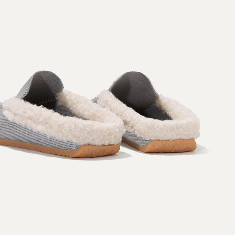 Women's Rothy's The Scuff Slipper Slippers Grey | AUQCS40556