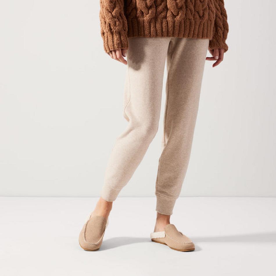 Women's Rothy's The Scuff Slipper Slippers Brown | LAUSX55798