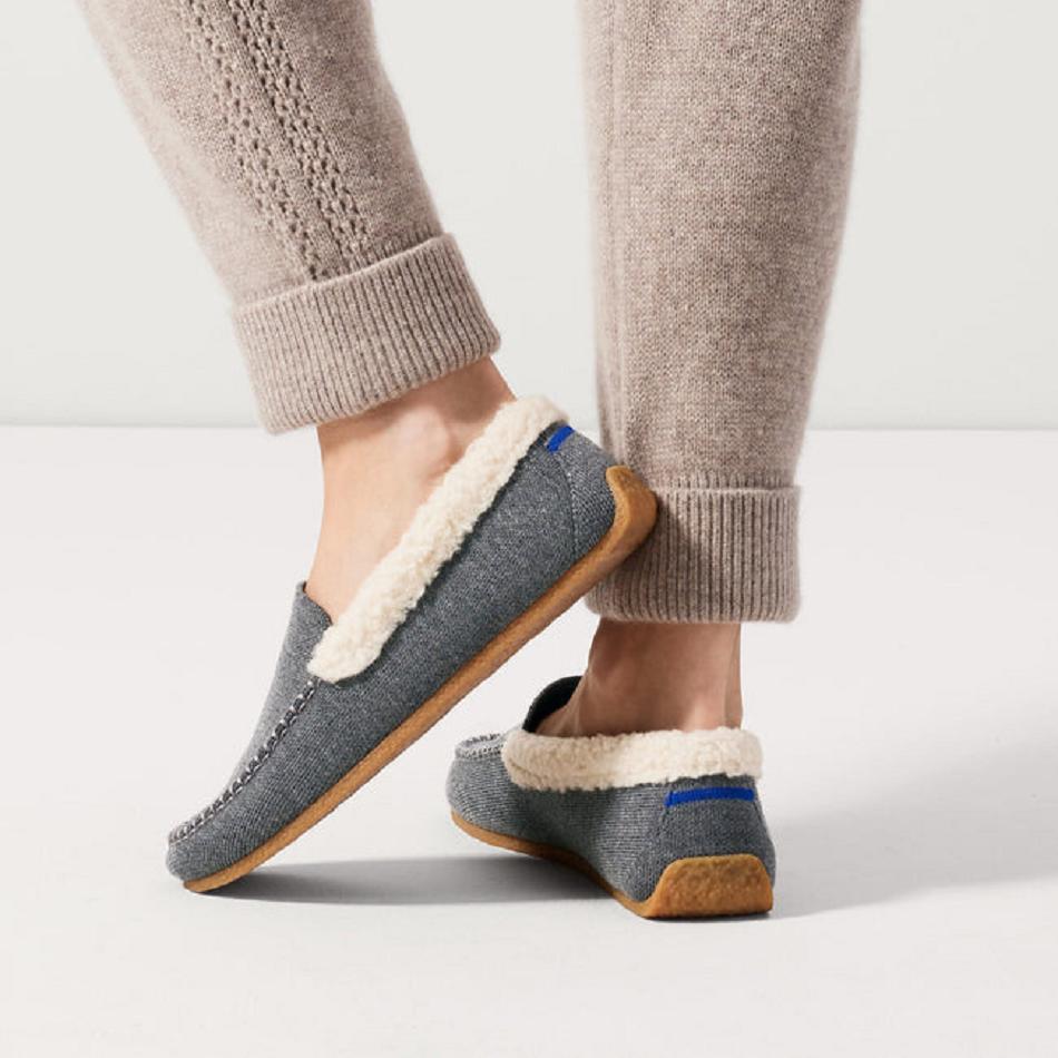Women's Rothy's The Slipper Slippers Grey | AAUDF50481