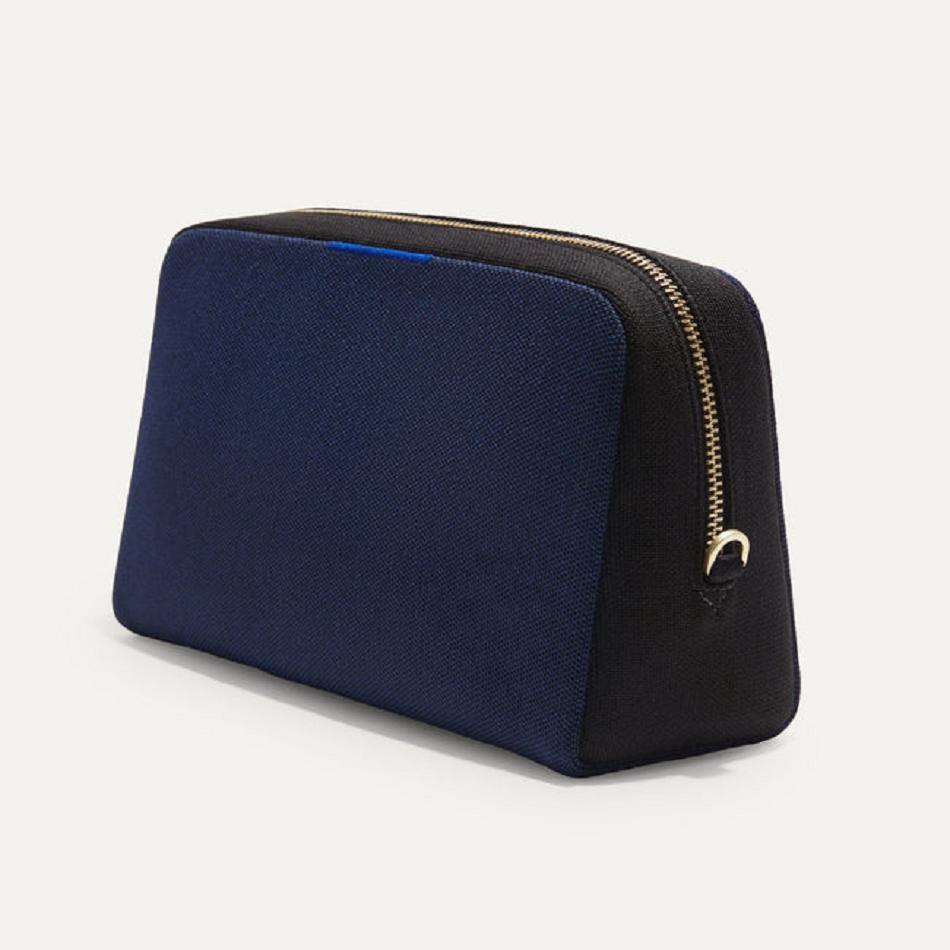 Women's Rothy's The Universal Pouch Wallets Blue / Black | AUICD45923