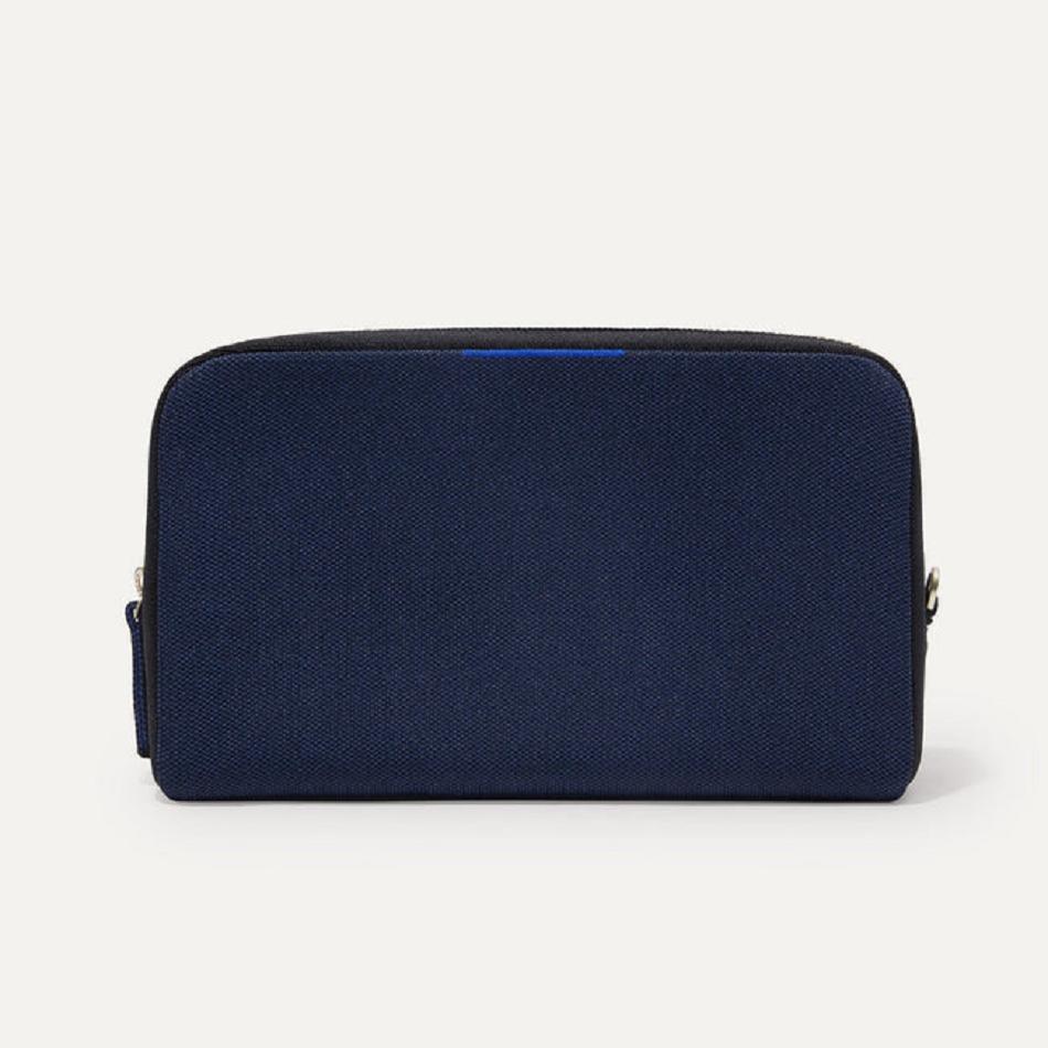 Women\'s Rothy\'s The Universal Pouch Wallets Blue / Black | AUICD45923