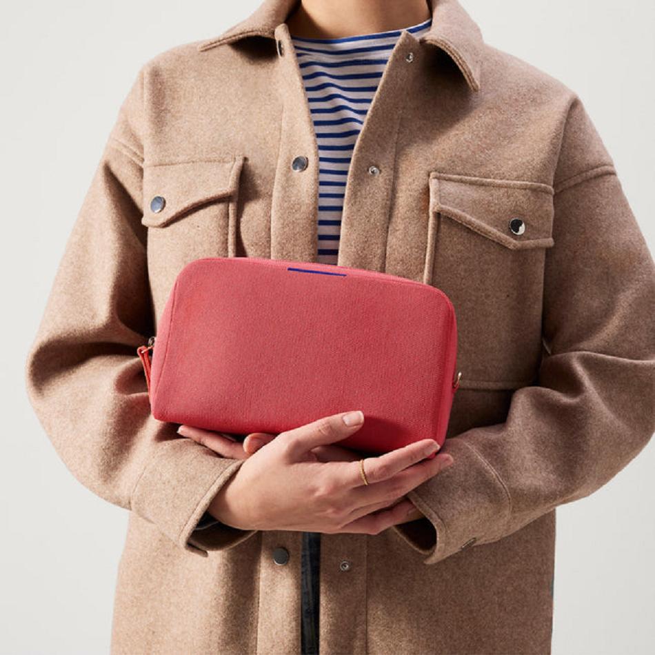 Women's Rothy's The Universal Pouch Wallets Red | BAUSD14707