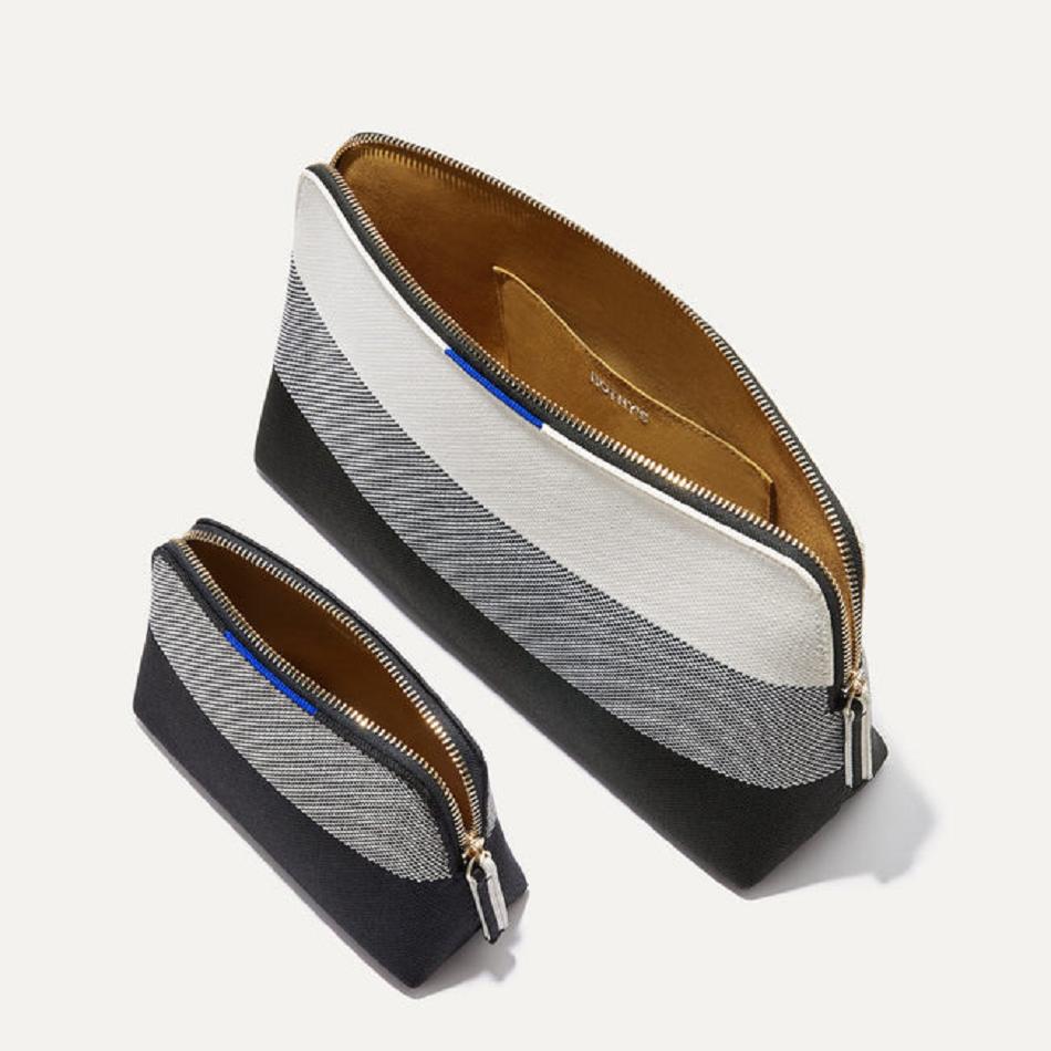 Women's Rothy's The Vanity Set Wallets Black / White | AUDFL19591