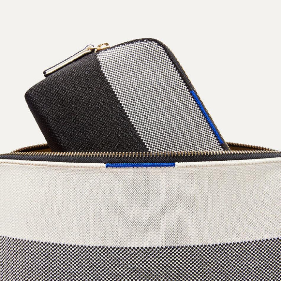 Women's Rothy's The Vanity Set Wallets Black / White | AUDFL19591