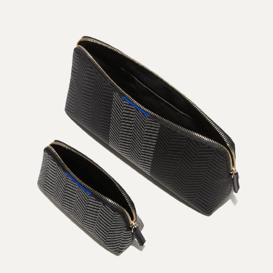Women's Rothy's The Vanity Set Wallets Grey / Black | AUNEJ93516