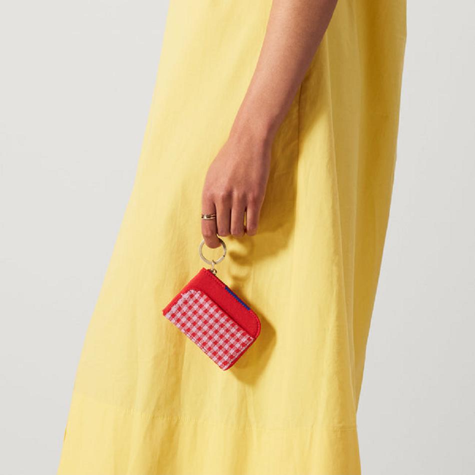 Women's Rothy's The Wallet Keychain Wallets Red | AUNZX14999