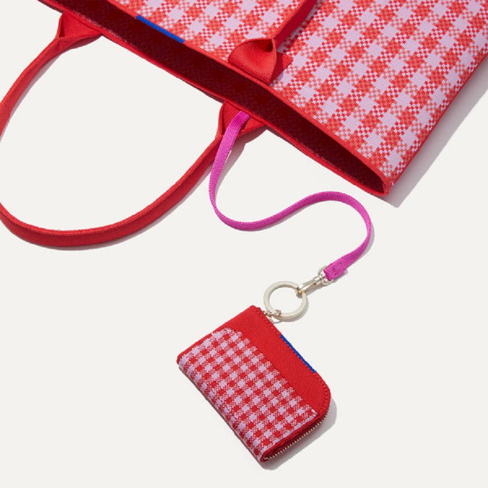 Women's Rothy's The Wallet Keychain Wallets Red | AUNZX14999