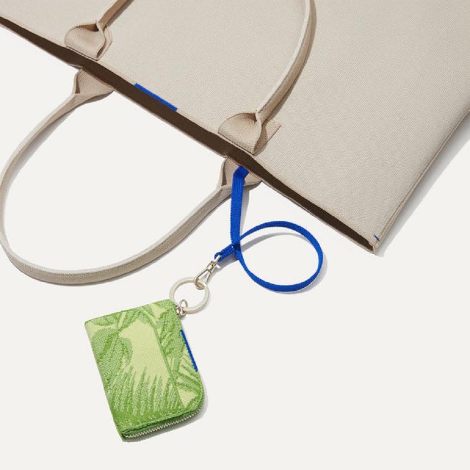Women's Rothy's The Wallet Keychain Wallets Green | QAUUV12299