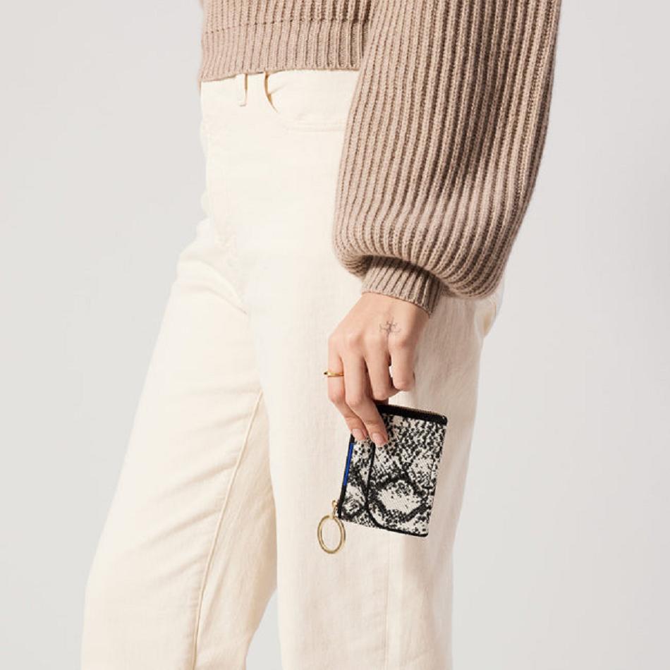 Women's Rothy's The Wallet Keychain Wallets Grey | QAUUV24944