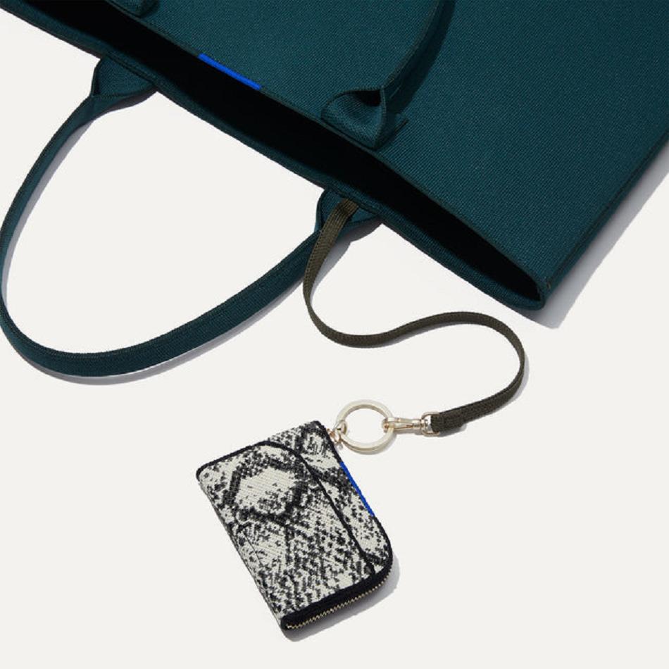 Women's Rothy's The Wallet Keychain Wallets Grey | QAUUV24944