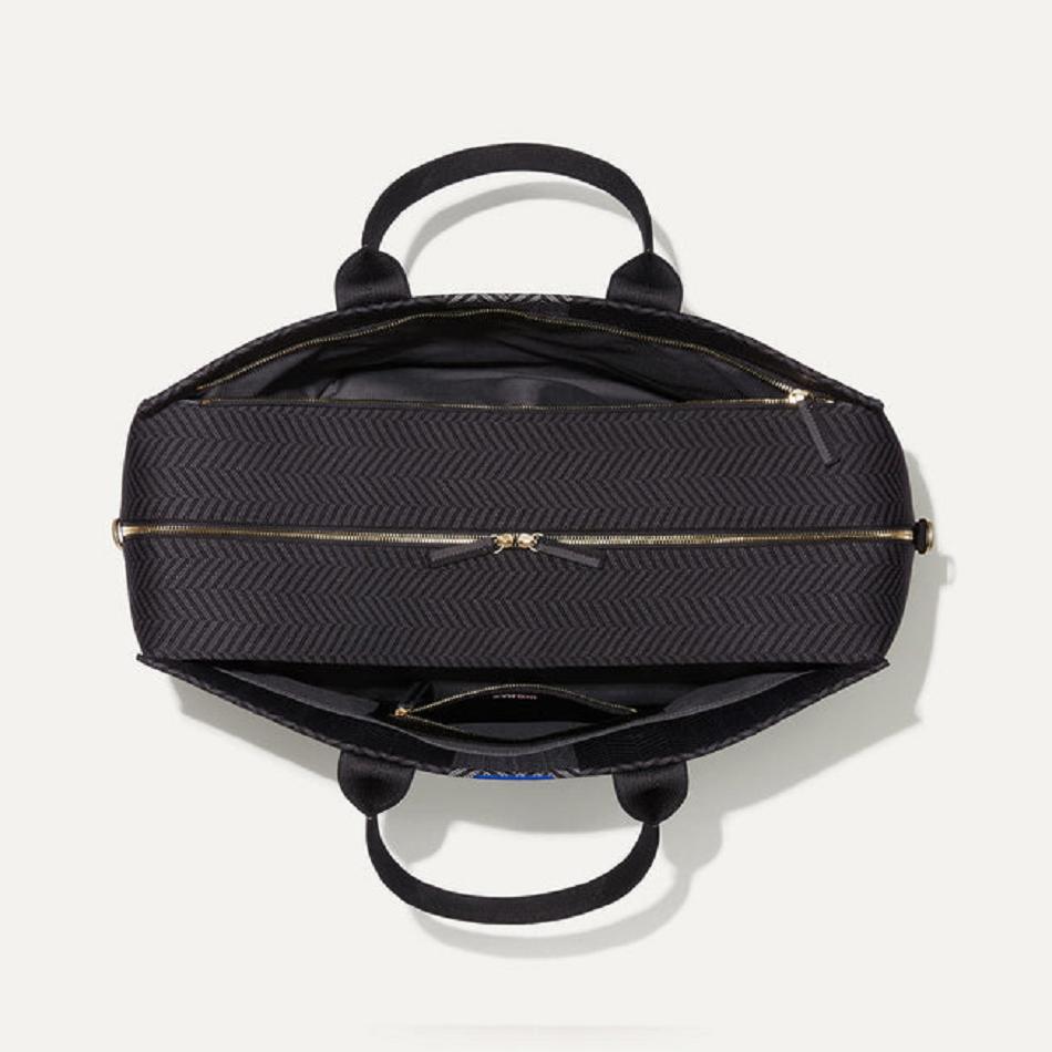Women's Rothy's The Weekender Travel Bags Black | AUXBR68190