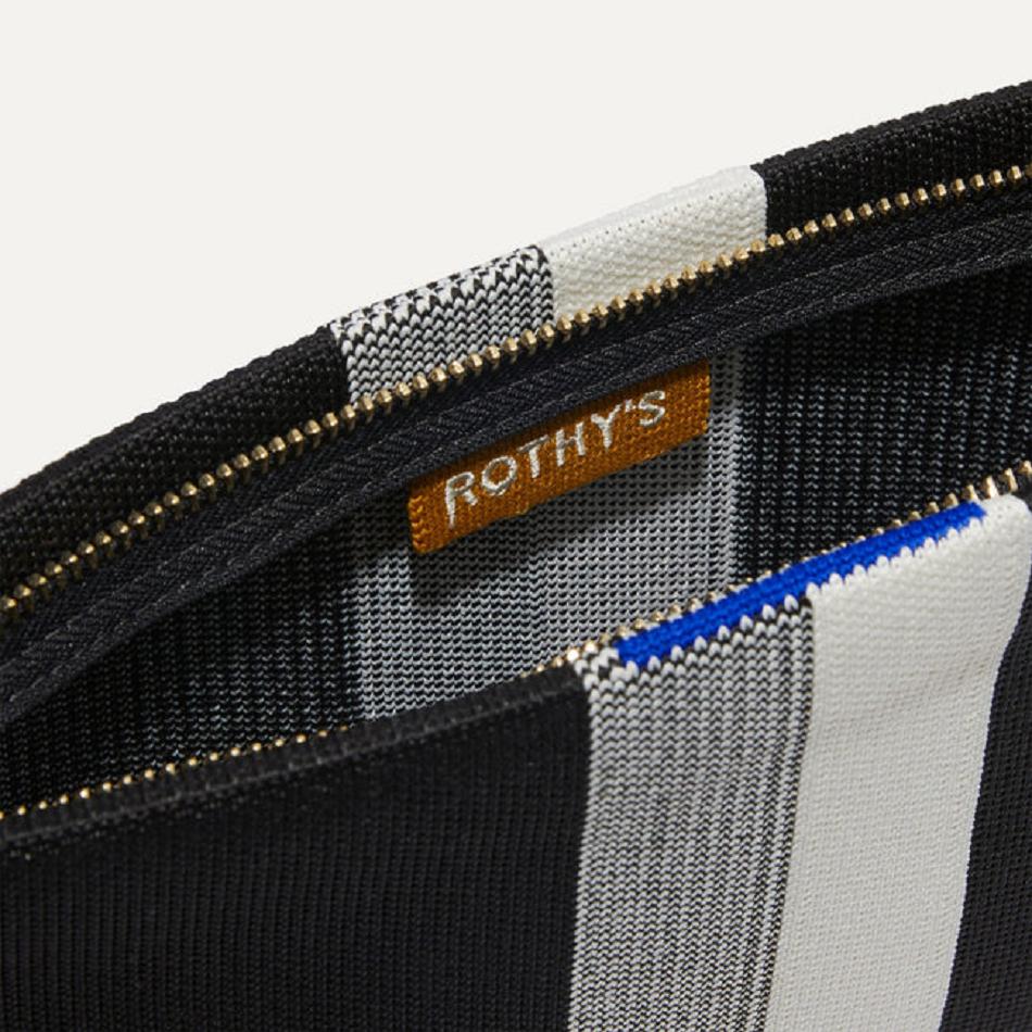 Women's Rothy's The Wristlet Wallets Black / White | TAUWZ27603