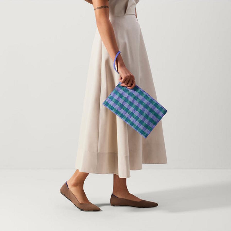 Women's Rothy's The Wristlet Wallets Blue | AUICD99934