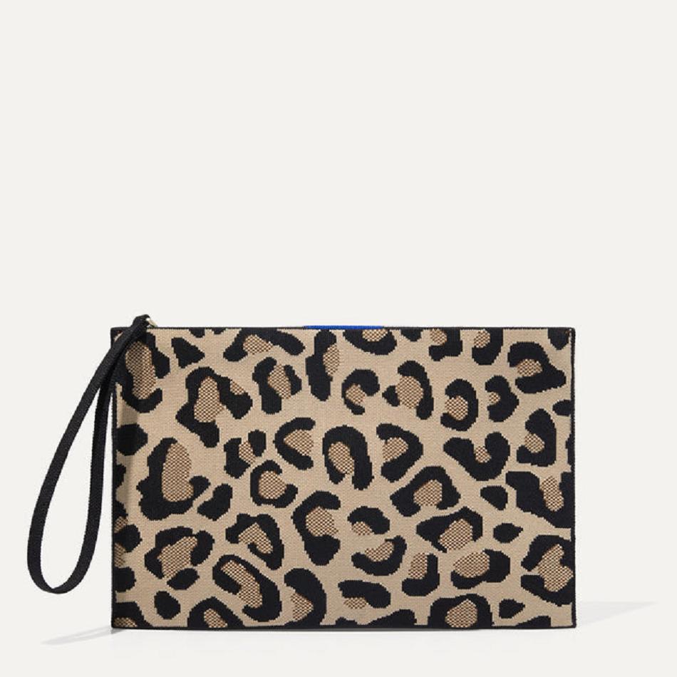 Women\'s Rothy\'s The Wristlet Wallets Brown / Black | AUDYB93216