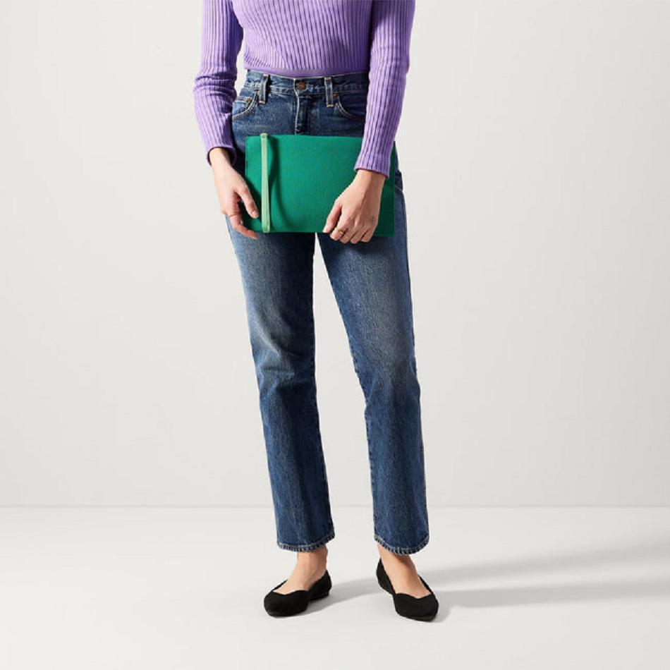 Women's Rothy's The Wristlet Wallets Green | TAUWZ53707