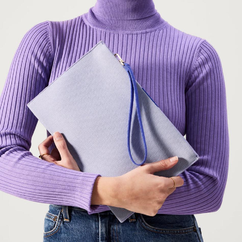 Women's Rothy's The Wristlet Wallets Purple | FAUHY98344