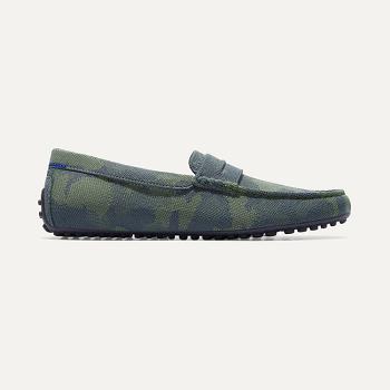 Men's Rothy's The Driving Loafers Camo | AUQAV15647