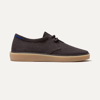 Men's Rothy's The Monty Lace Up Shoes Brown | AUZDE85033