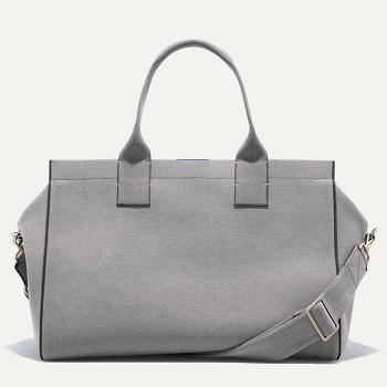Men's Rothy's The Overnighter Travel Bags Grey | AUQAV44746