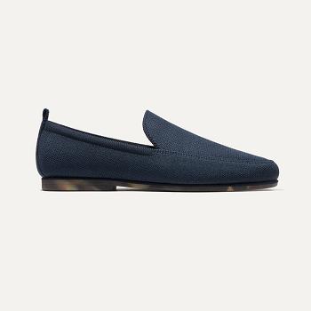 Men's Rothy's The Ravello Loafers Navy | AUXBR49377