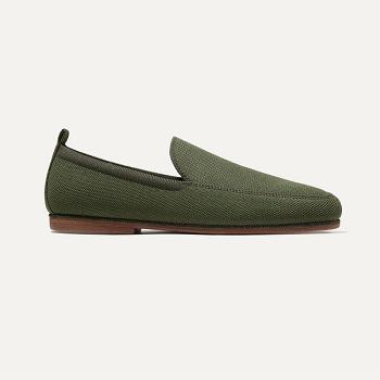 Men's Rothy's The Ravello Loafers Olive | UAUTG50074