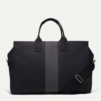 Men's Rothy's The Weekender Travel Bags Grey / Black | PAUQX42745