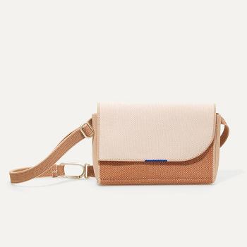 Women's Rothy's The Belt Bag Crossbody Bags Brown | AUJVR50537