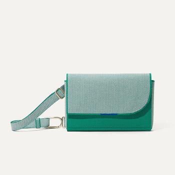 Women's Rothy's The Belt Bag Crossbody Bags Green | AUQAV85694