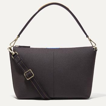 Women's Rothy's The Daily Crossbody Crossbody Bags Black | SAUVO15437