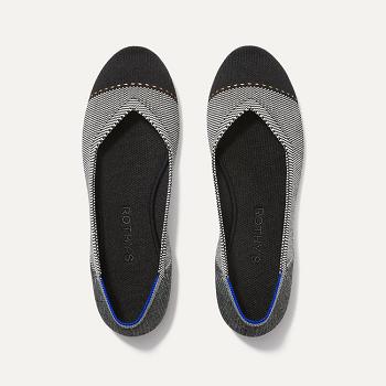Women's Rothy's The Flat Flat Shoes Grey | AUNZX48528
