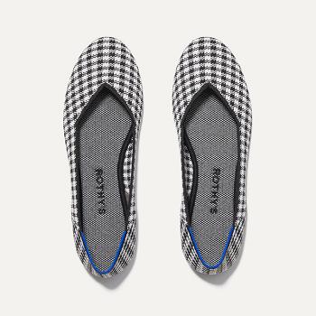 Women's Rothy's The Flat Flat Shoes Grey | LAUSX42705