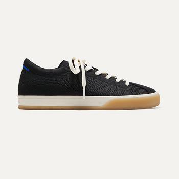 Women's Rothy's The Lace Up Sneakers Black | AUIIZ41011