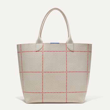 Women's Rothy's The Lightweight Tote Bags White | AUXMI84466