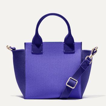 Women's Rothy's The Mini Handbag Crossbody Bags Blue | AUCVG42195