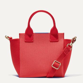 Women's Rothy's The Mini Handbag Crossbody Bags Red | TAUPQ14610