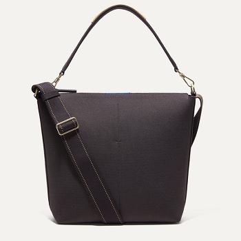 Women's Rothy's The Mini Zip Bucket Handbag Black | AUJVR33653