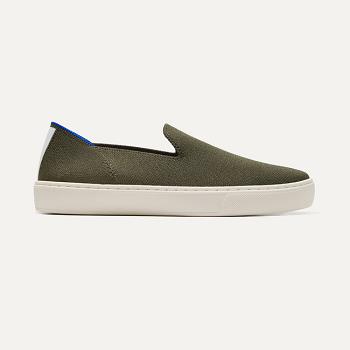 Women's Rothy's The Original Slip On Sneakers Green | FAUHY67731